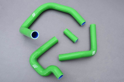 Green water radiator - green, hoses