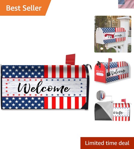 Welcome mailbox covers - welcome,