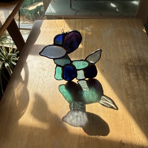 Balloon dog stained glass - balloon,