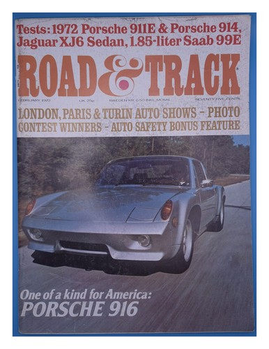 Road track february 1972 - road,