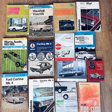 14 Vintage Car Manuals Ford