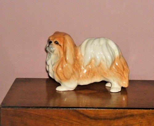 Vintage sylvac pekingese dog - sylvac,
