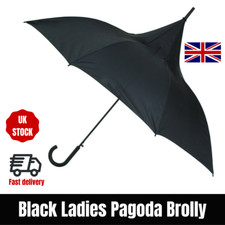 Ladies Classic Black Pagoda