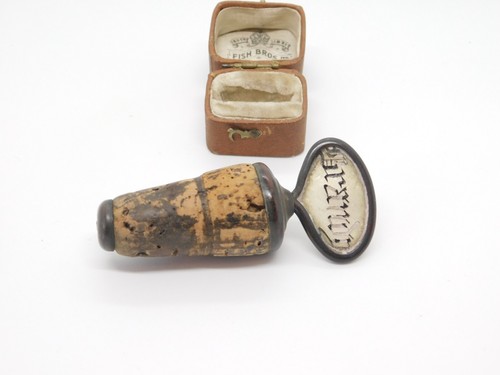 Victorian silver plated cork - plated,