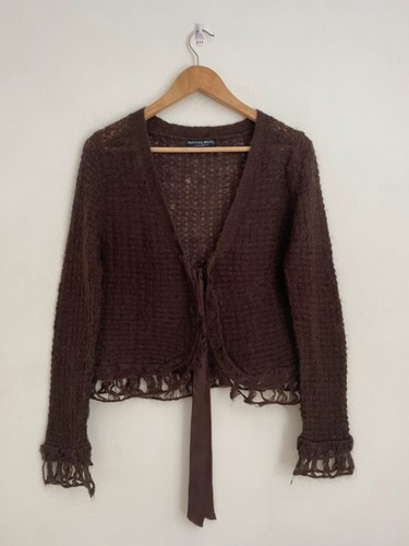 Vintage royal blu wool mohair - blu, wool/mohair