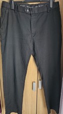 Mens Zeco Slim Fit Trousers (Size W38 L30) Adjustable Waist