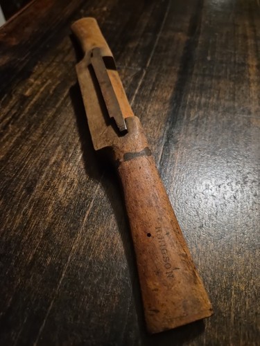 Antique wooden spoke shave - wooden,