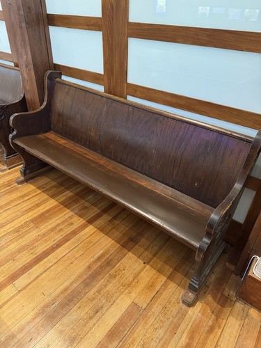 Antique foot pew - antique,