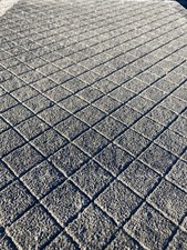 GRP Non-Slip Gritted Plate 6mm Thick – Diamond Pattern Safety Flooring Black