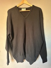 Balmoral Knitwear Wool Blend Black Jumper 48 Inch Chest