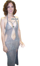 Aluminium Chainmail Gown Butted Rings Attractive & Stylish Top/Dress for Women