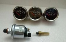 electrical gauges set- Volt gauge Temp Gauge Oil pressure gauge with SENDER