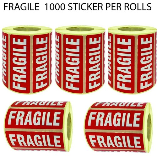 New fragile parcel labels - fragile,