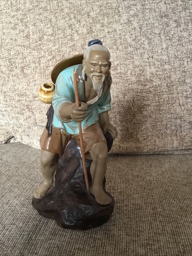 Vintage shiwan chinese mud man - vintage,