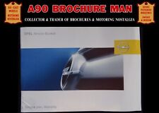 OPEL VAUXHALL SERVICE HISTORY & WARRANTY BOOK; ONE STAMP; 2007 FOR ALL  MODELS