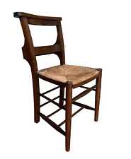Antique  Victorian Rushed Seated Church / Chapel Chairs/ Reclaimed Church Chairs