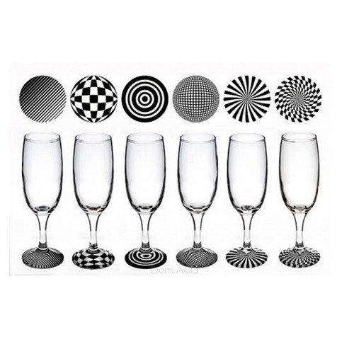 Champagne glasses set - of, 6