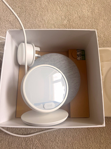 Nest thermostat white - white, wi-fi
