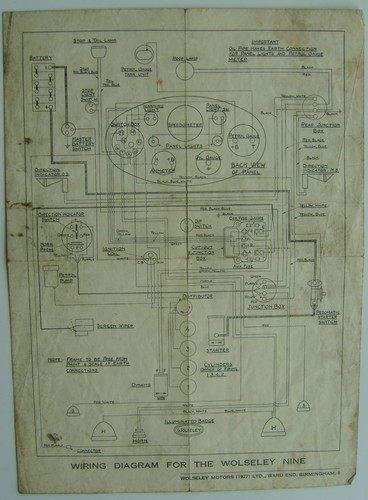 Original wolseley wiring - original,