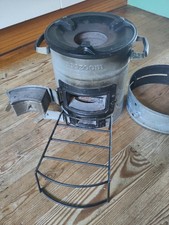 Eco Zoom Rocket Stove Fire Camp-ing Cooking Travel With Case