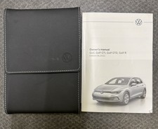 VW VOLKSWAGEN GOLF R GTI  2020-2025 OWNERS MANUAL HANDBOOK WITH WALLET GENUINE