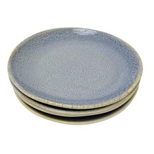 Set of 4 Light Blue Stoneware