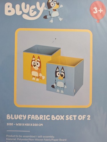 Bluey fabric box set 2 - fabric, of