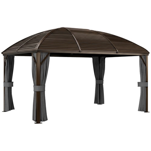 Outsunny hardtop gazebo - x, 4m