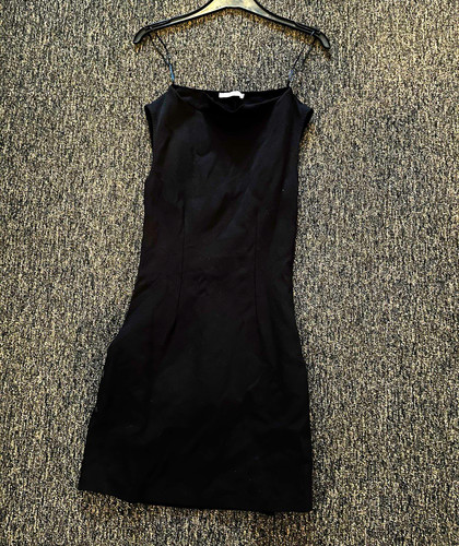 Zara black sleeveless belted - zara,
