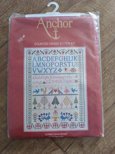 Anchor victorian sampler - anchor,