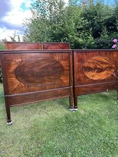 Antique pair heals mahogany - pair,