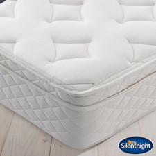 New firm Silentnight Miracoil Memory Top Mattress, King Size 5ft6 Hypoallergenic