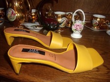Marks & Spencer. NEW Gorgeous Real Leather Mustard Mule Shoes. UK 3.5/EU 36.