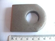 Self colour field gate eye to weld flat base - 19 mm Pin post farm door security