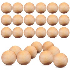 300 Pcs Wooden Round Undrilled