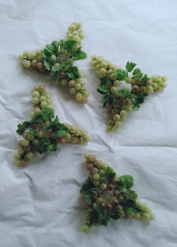 Vintage candlestick wreath