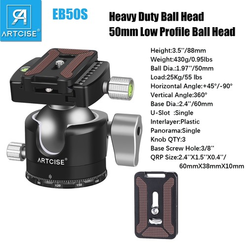 50mm ball head low profile - ball,