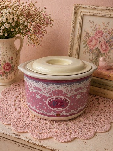 Vtg rival potpourri crock pot - rival,