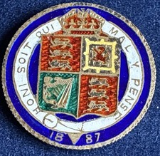 1887 QUEEN VICTORIA ENAMELLED