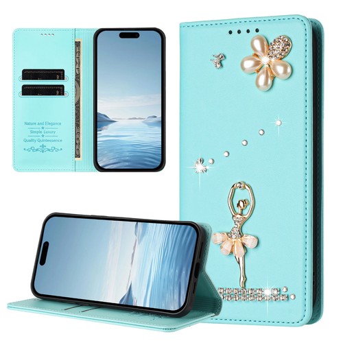Magnetic diamond girls card - girls,