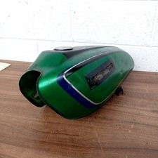 Kawasaki KZ440 1980–1983 Petrol Fuel Tank Green/Black With Tap & Cap