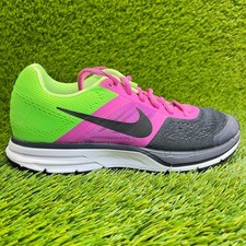 Nike Air Zoom Pegasus 30 Womens Size 8 Purple Black Green Walking Shoes Sneakers