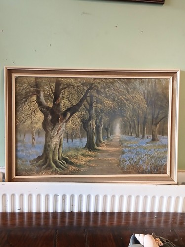 Vintage art print budding - art,