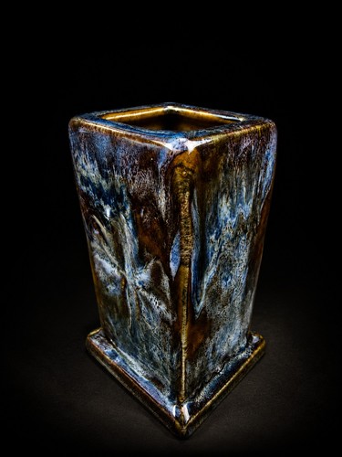 Fat lava studio pottery - lava, vase