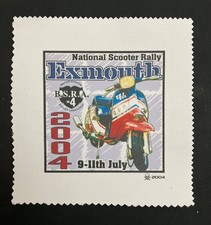 Exmouth Scooter Rally 2004 Patch La,bretta Vespa Paddy Smith.