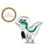 Baby Dinosaur Charm, Animal Charm, Women Gift Charm, Silver Charm, Cute Dinosaur