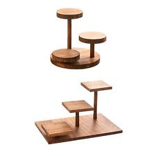 Wood Cake Stand Tiered Stand