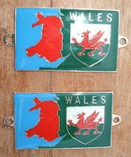 MOTOR SPORT WALES FLAG ENAMEL