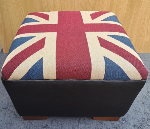Footstool british union jack - footstool,