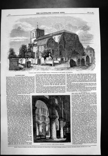 Original old antique print - original,